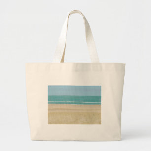 Sable de plage Océan scène sur Sacs en toile