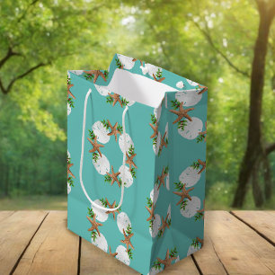 Sable d'étoiles de mer Dollars Sac cadeau de Noël 