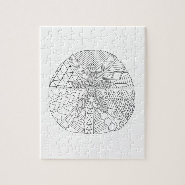Sable Dollar Adulte Coloriage Puzzle (Vertical)