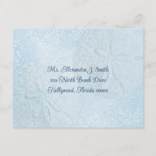 Sable Dollar Blues, Mariage Inviter Répondre Carte