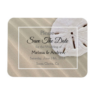 Sable Dollar Wedding Wedding Save the Date Magnet