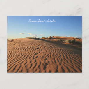 Sable du désert rouge - Carte postale