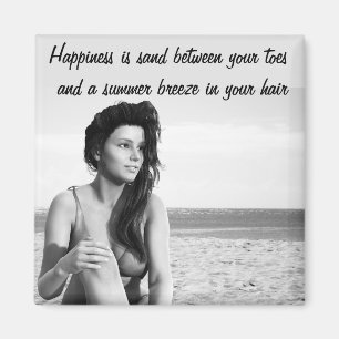 Sable entre vos orteils Magnet de devis