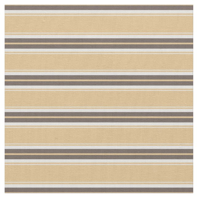 Sable neutre et chic moderne, tissu à rayures brun (Fermer)