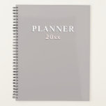 Sable profond | beige solide<br><div class="desc">Sable profond | texte personnalisé à effet Gras/ombre de Planner beige solide. Un design moderne neutre.</div>