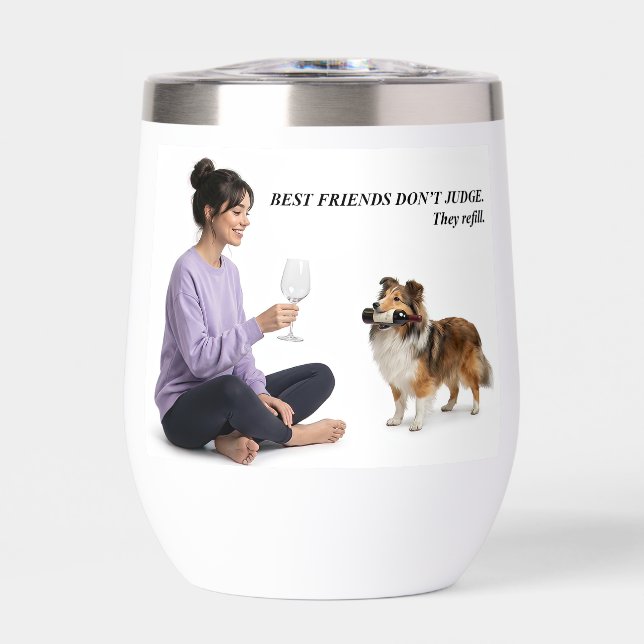 Sable Sheltie Amis du Vin Drôle (Avant)