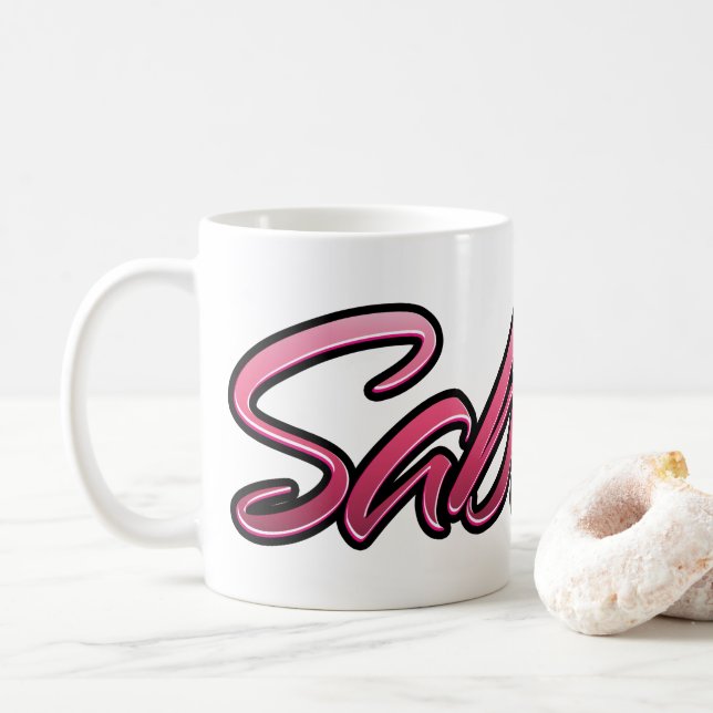 Sabrina faded rose Tasse de thé (Avec donut)