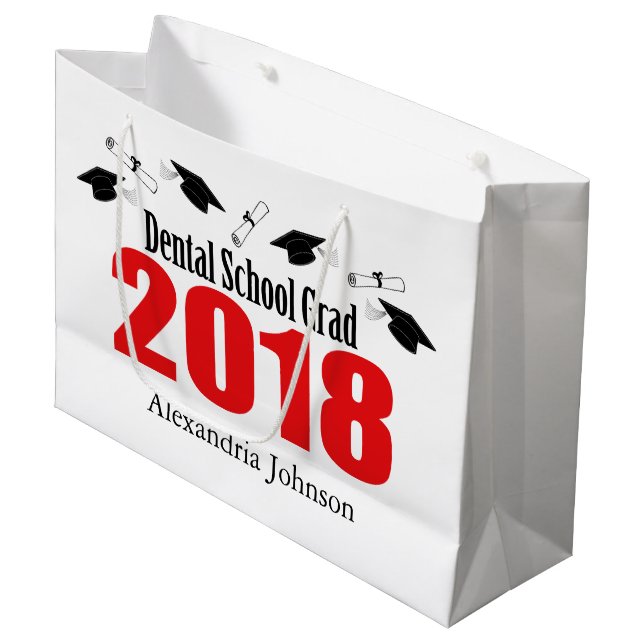 Sac 2018 de cadeau d'obtention du diplôme de (Devant Angle)