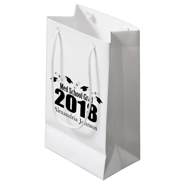 Sac 2018 de cadeau d'obtention du diplôme de (Devant Angle)