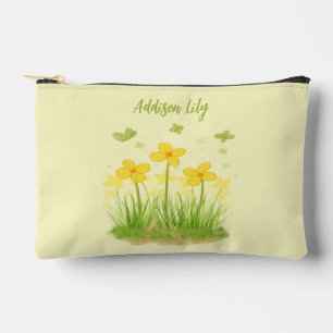 Sac à accessoires petit format Fleurs sauvages et