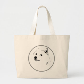 Sac à achats de logo de doge