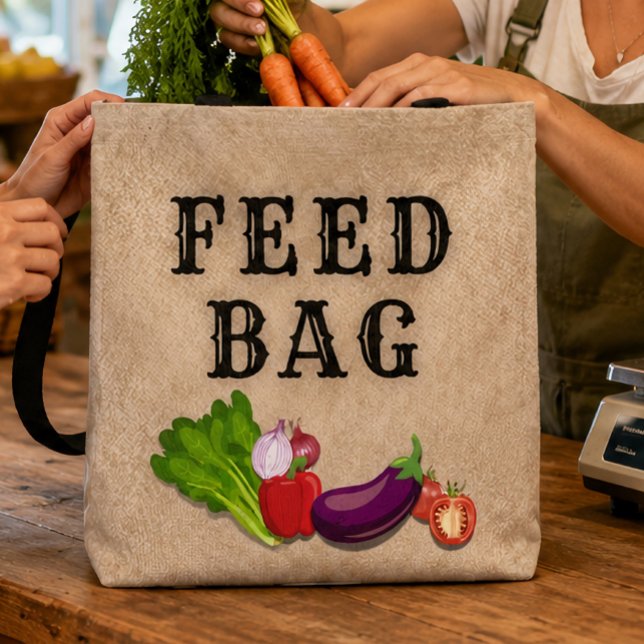 "SAC À ALIMENTATION" - Sac fourre-tout polyvalent  (Créateur téléchargé)