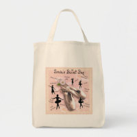Sac à ballet avec votre nom dessus