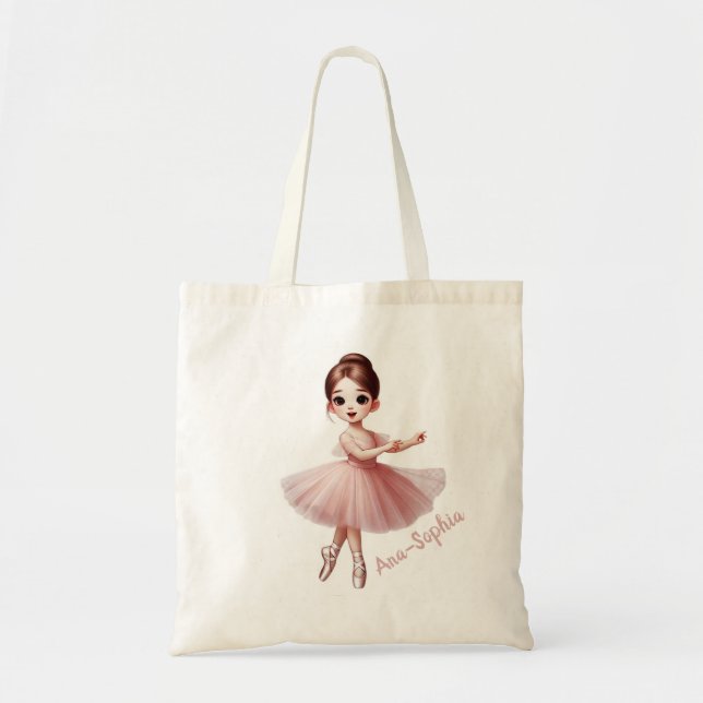 Sac à ballet Ballerina personnalisé (Devant)