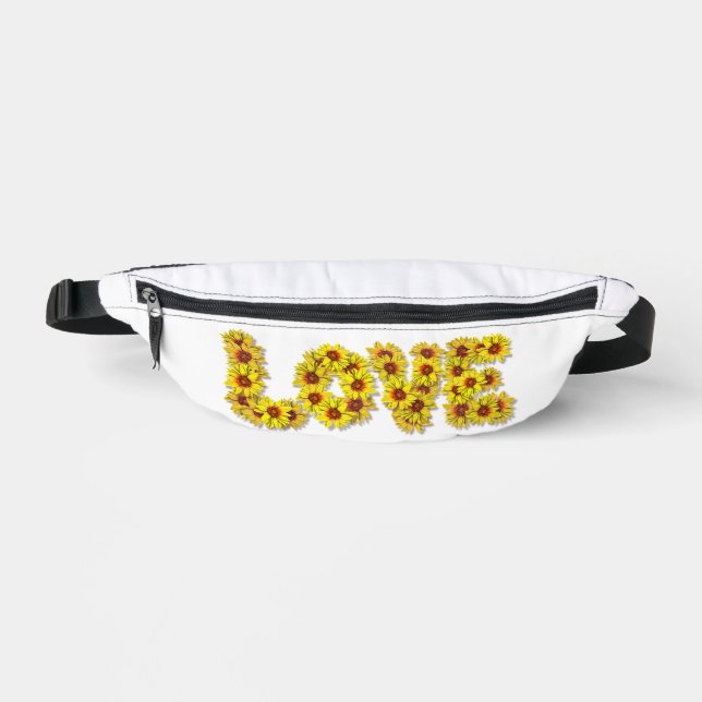 Sac à banane amour tournesol (Recto)