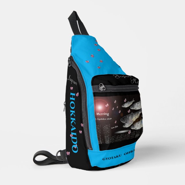 SAC À BANDOULIÈRE ニシン　礼文　あらゆる生命たちへ感謝と祈りをささげます。 (Coin gauche)