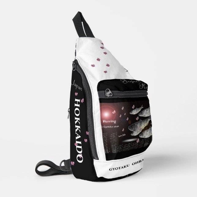 SAC À BANDOULIÈRE ニシン　礼文　あらゆる生命たちへ感謝と祈りをささげます。 (Coin gauche)