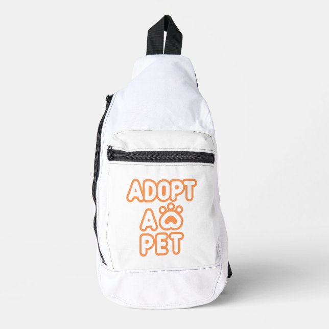 Sac À Bandoulière adopter un animal (Recto)