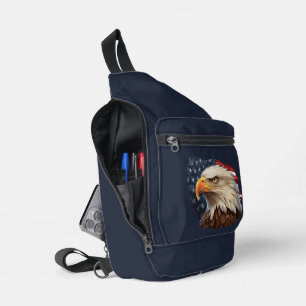 Sac À Bandoulière Aigle à drapeau américain