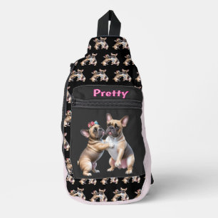 Sac À Bandoulière Amour de Bouledogue Français Bouledogue Français