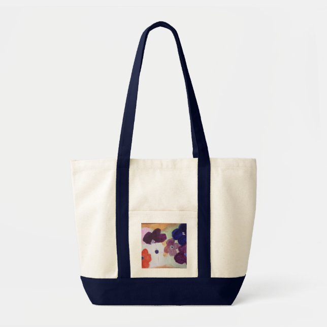 Sac à bandoulière Anemone Fleurs de printemps (Devant)