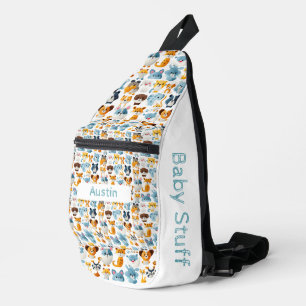 Sac À Bandoulière Animaux mignons I Nom personnalisé