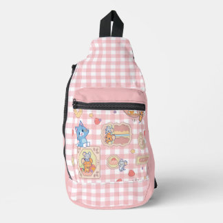 Sac À Bandoulière Anime Tom et Jerry Motif de boulangerie