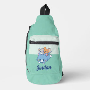 Sac À Bandoulière Anime Tom, Jerry et Tuffy
