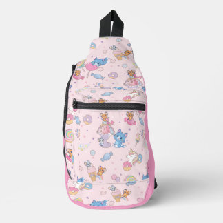 Sac À Bandoulière Anime Tom, Jerry et Tuffy Candyland Motif