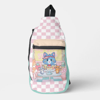 Sac À Bandoulière Anime Tom, Jerry et Tuffy Dessert Parlor