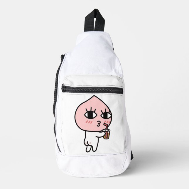 Sac À Bandoulière Apeach au café glacé (Recto)