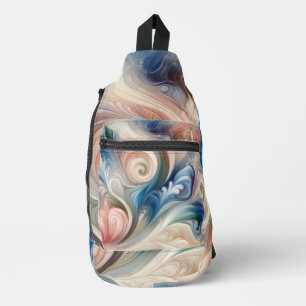 Sac À Bandoulière Aquarelle Imaginaire Floral Romantique Motif
