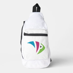 Sac À Bandoulière aquarium coloré dessin d'illustration poisson