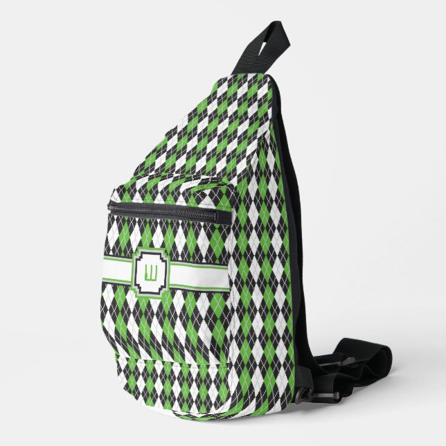 Sac À Bandoulière Argyle Rétro (Coin droit)