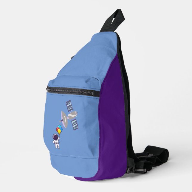 Sac À Bandoulière astronaute drôle (Coin droit)