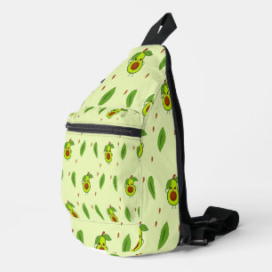 Sac À Bandoulière Avocat Cute kawaii vert
