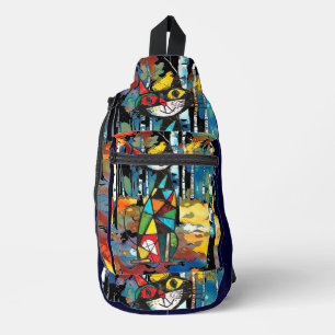 Sac À Bandoulière Avoir Une Journée Abstraite Kinda