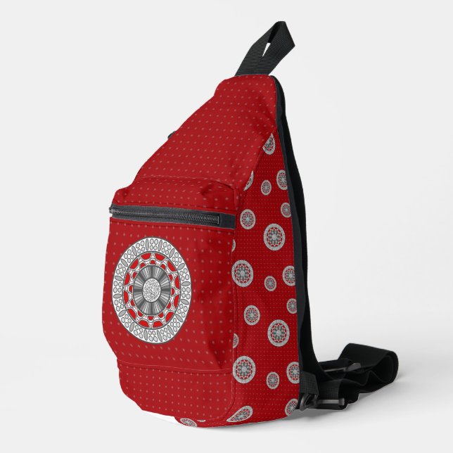 Sac À Bandoulière Aztec rencontre l'alien (Coin droit)
