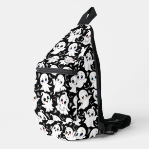 Sac À Bandoulière Baby Ghosts Éffrayant mignon Halloween humeur
