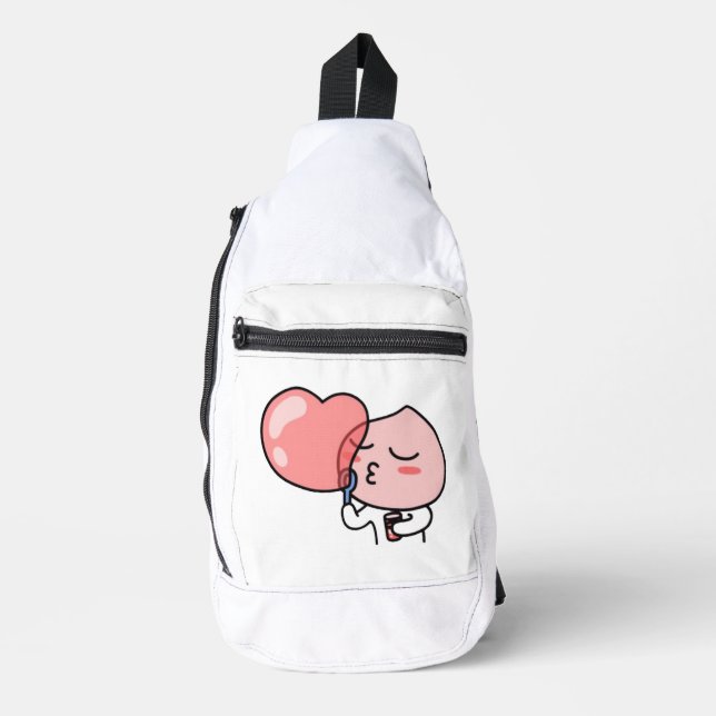 Sac À Bandoulière Ballon Apeach (Recto)