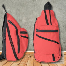 Base rouge avec lignes arrière et nom