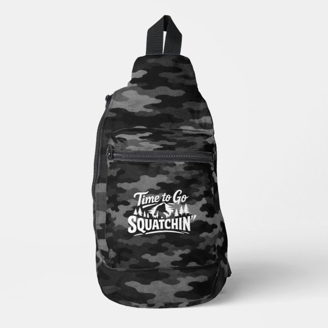 Sac à bandoulière Bigfoot Sasquatch (Recto)