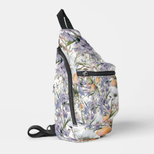 Sac À Bandoulière Botanique pastel couleurs fleur sauvage été fleuri