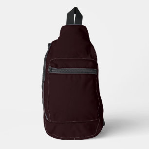 Sac À Bandoulière Bourgogne foncée   Bourgogne