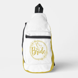 Sac À Bandoulière BRIDE Gold White