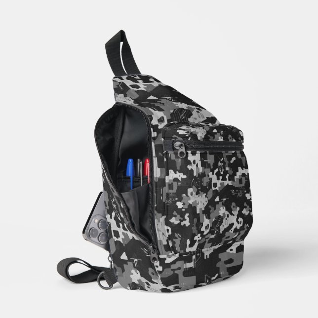 Sac À Bandoulière Camo Pixel Stealth (Ouvrir)