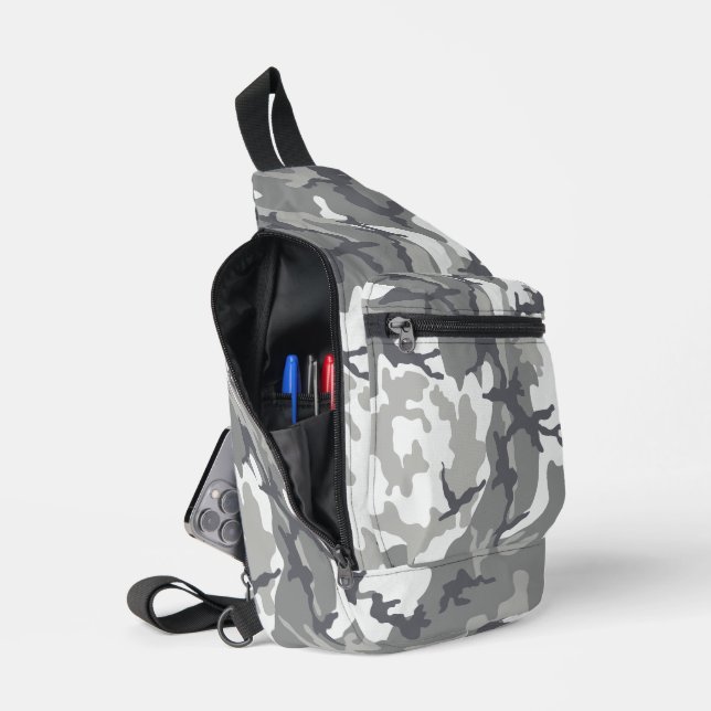 Sac À Bandoulière Camo urbain (Ouvrir)