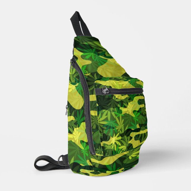 Sac À Bandoulière Camouflage moderne Camo Design (Coin gauche)