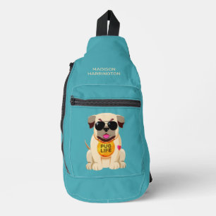 Sac À Bandoulière Carlin Life nom et couleur personnalisés