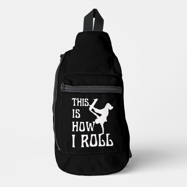 SAC À BANDOULIÈRE C'EST COMME ÇA QUE JE ROULE (Recto)